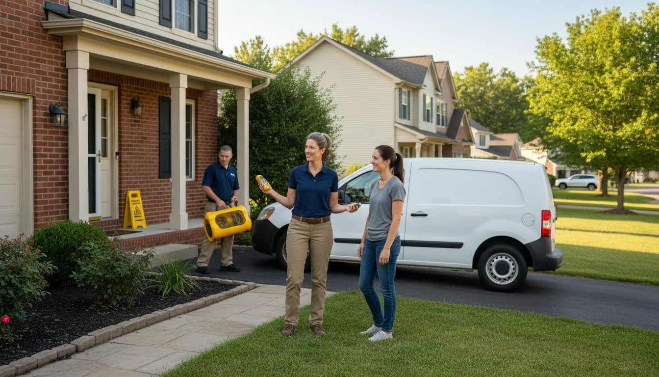 Residential water damage restoration in Mansfield, PA